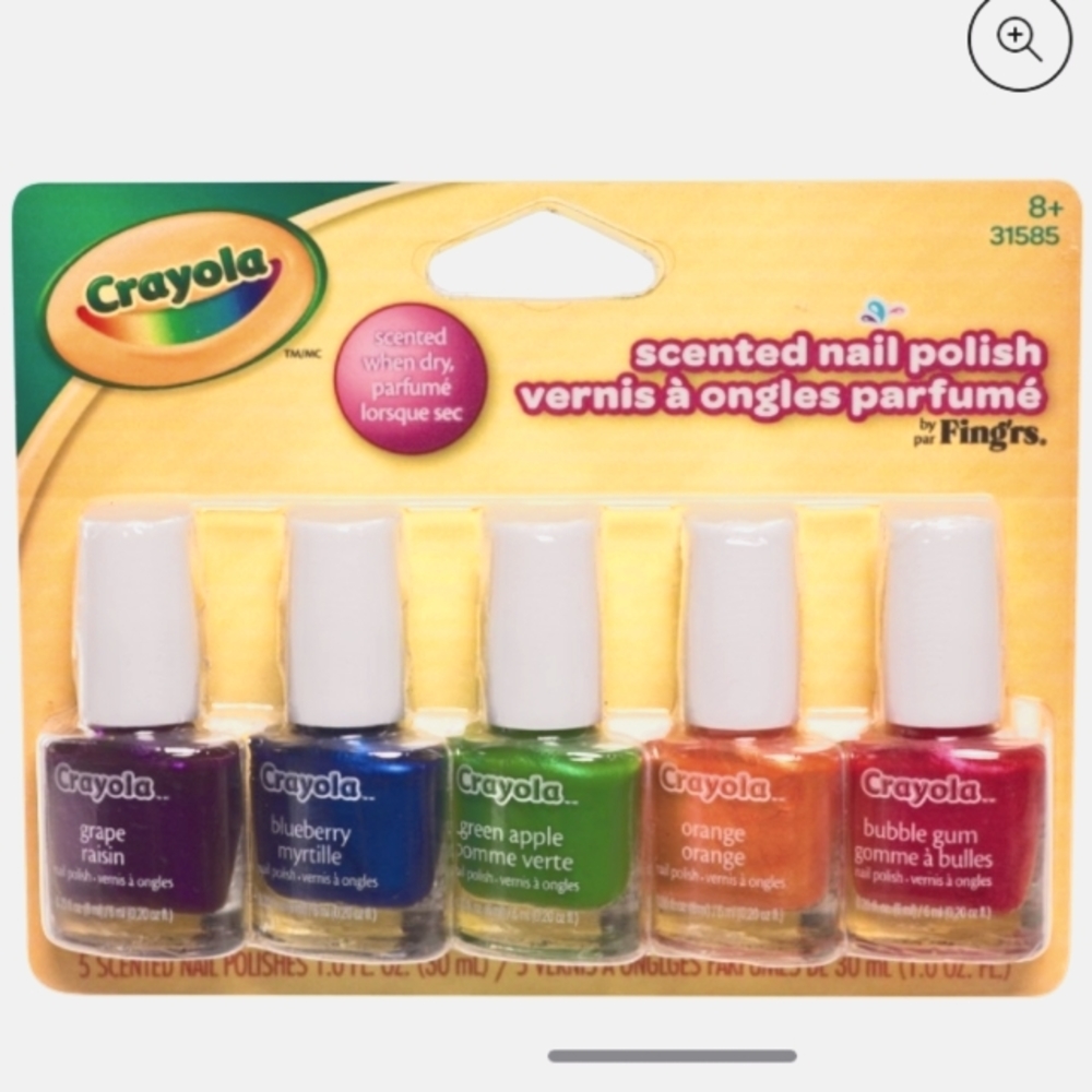 Crayola nail polish 🖍🖍🖍🖍🖍